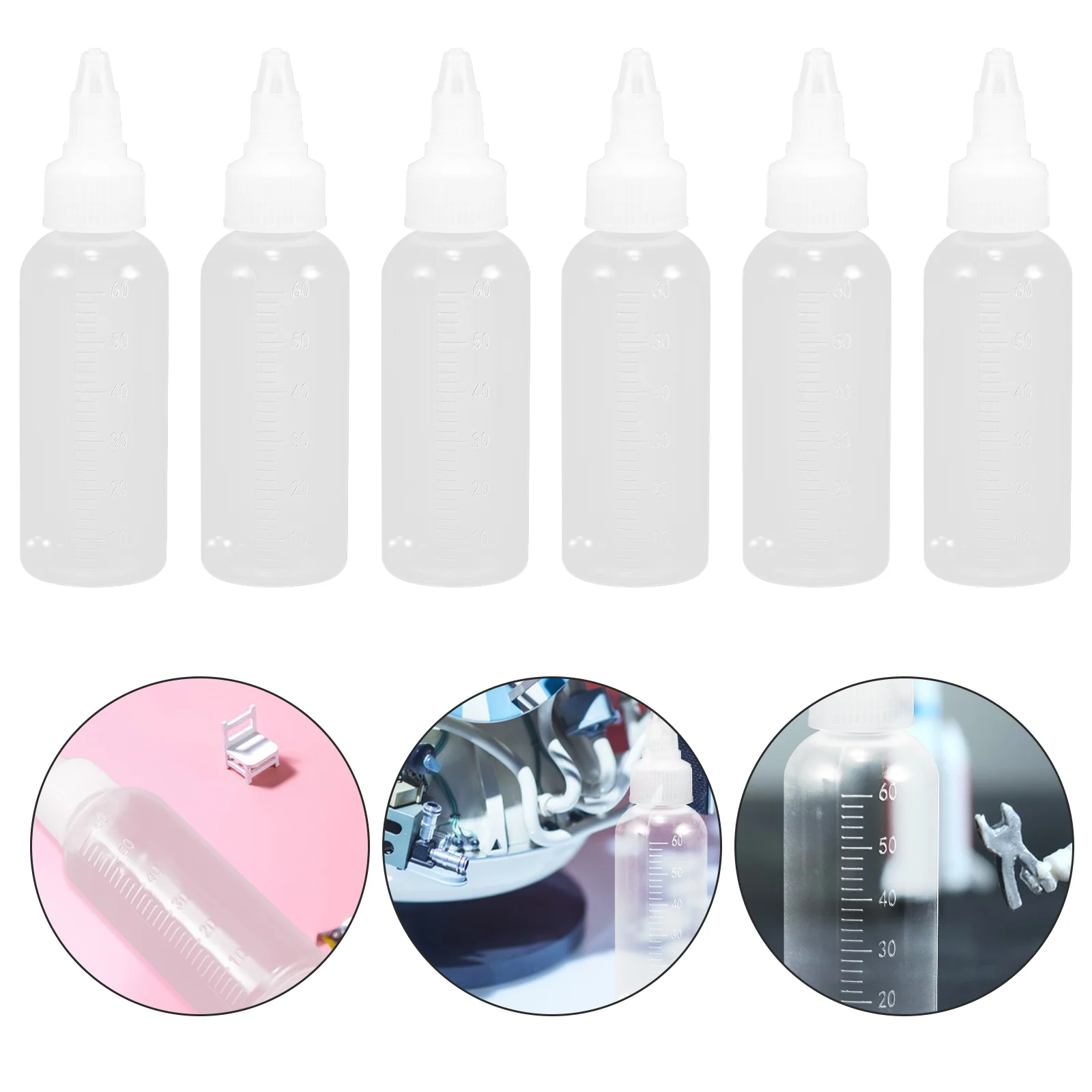 

1 Set of Paint Bottle Organizer Plastic Artists Palette Container Bottle Airbrush Paint Bottle