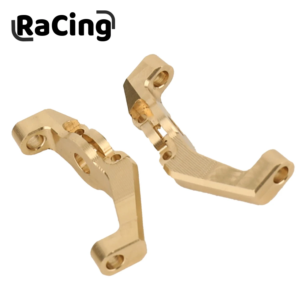 2pcs brass front axle c hubs c hub portal axle part for 1 18 axial