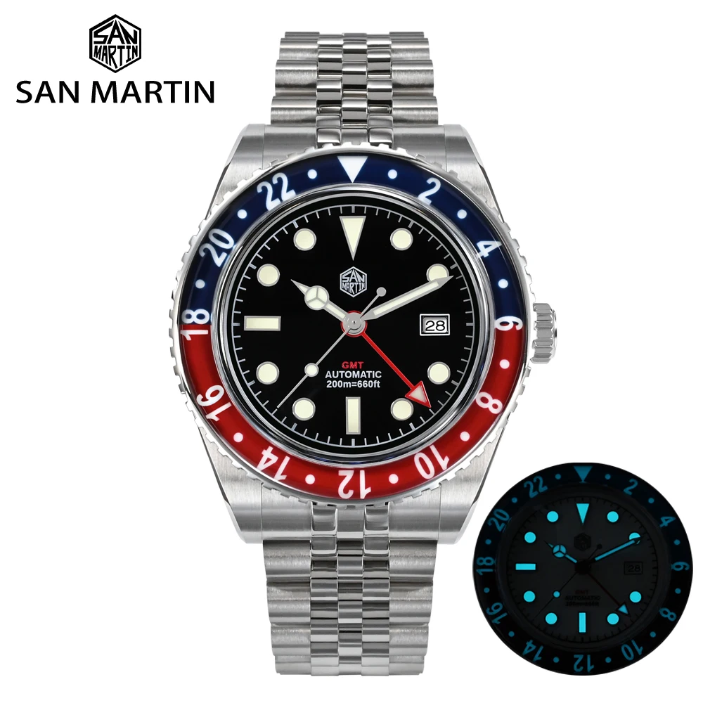 Luxury Gmt Watch Mechanical Mens Gmt Automatic Watches Mechanical