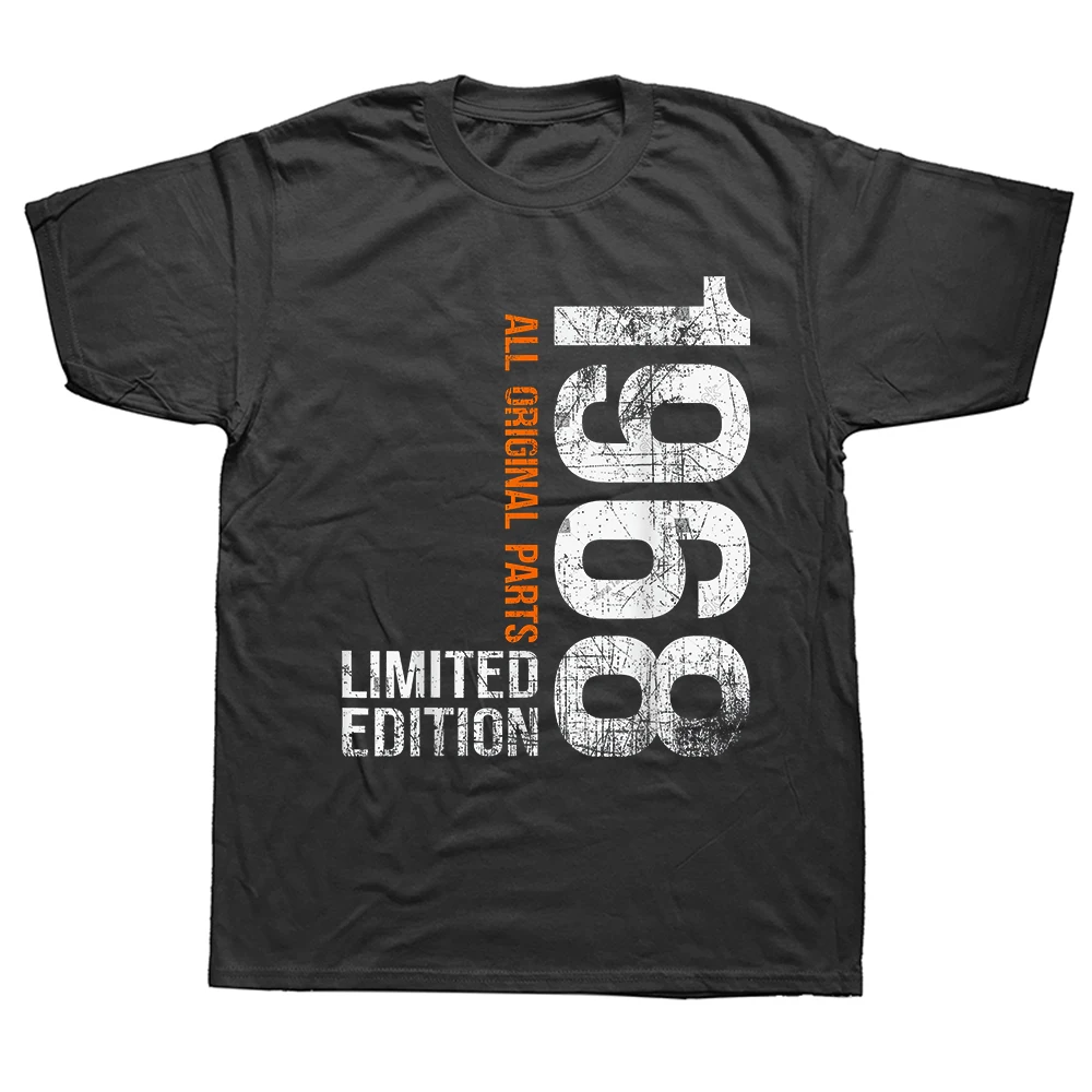 Vintage 1968 58. Geburtstagsgeschenke für Männer und Frauen, 58 Jahre alt, T-Shirts aus Baumwolle, Humor-Streetwear, Kurzarm-Unisex-Kleidung