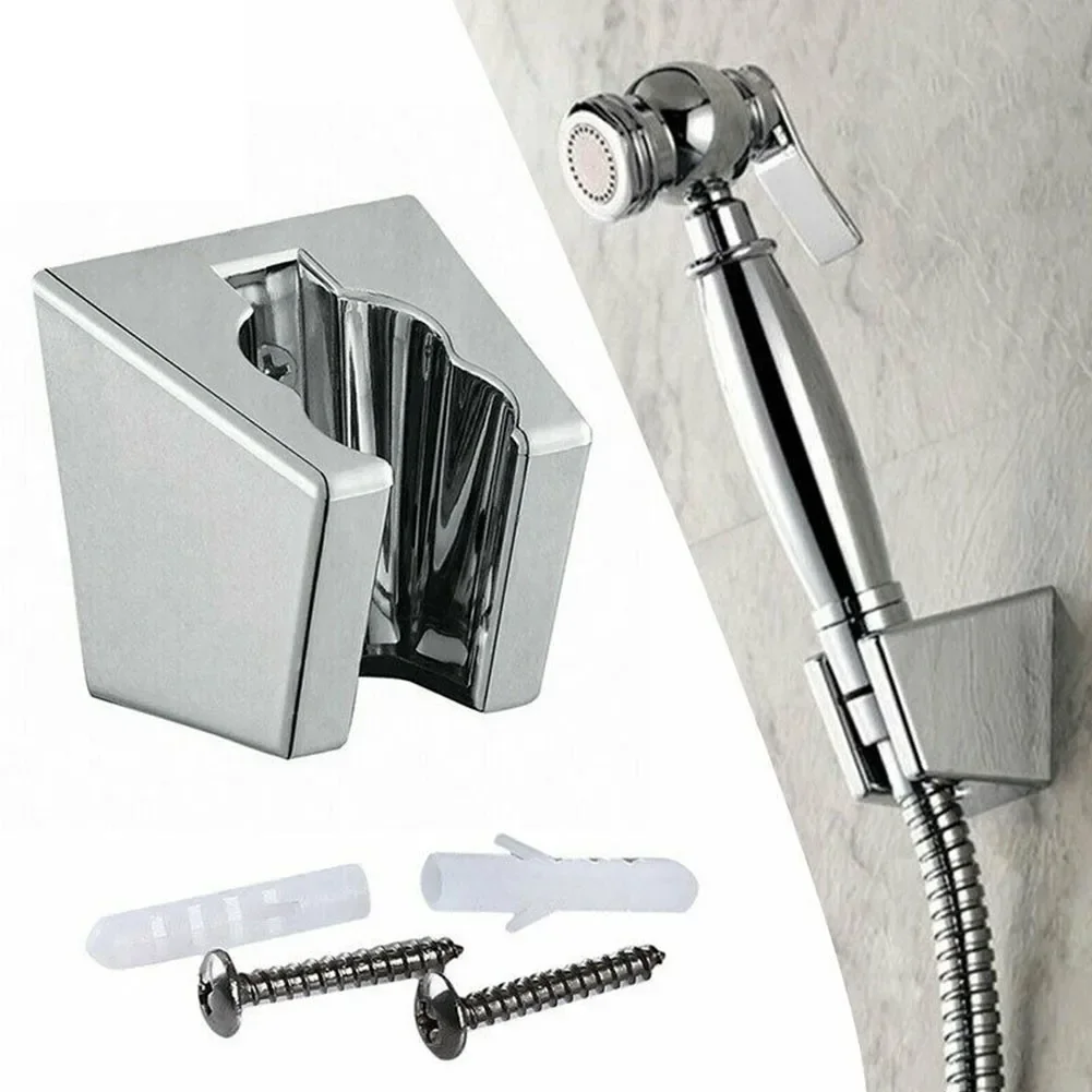 Bracket Shower Head Holder Holder Head Lightweight Replacement Robust Shower Seat Silver ABS Wall Mount Adjustable