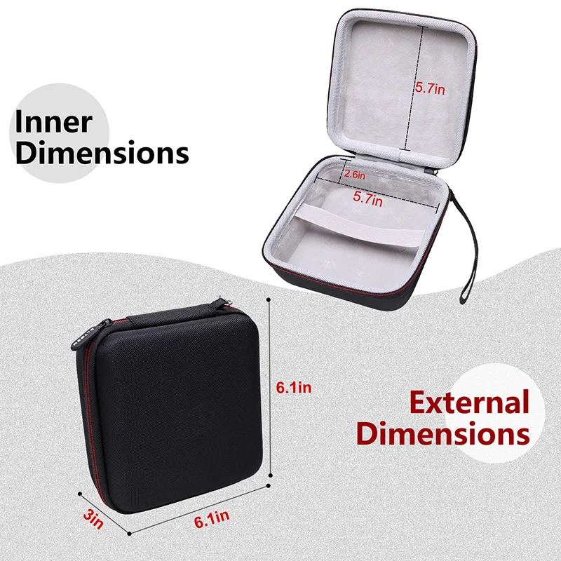 Ltgem Eva Case Duro para Phoemo M220 M110 Etiqueta Fabricante Viagem Bolsa de Armazenamento de Transporte para Impressora de Etiquetas Térmicas - Image 4