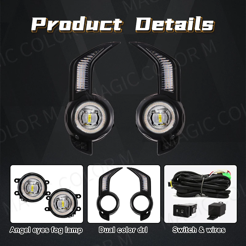 Dreamseek DRL TY 4RUNNER 14YM 3S 3 Color LED DRL For Toyota 4Runner N280