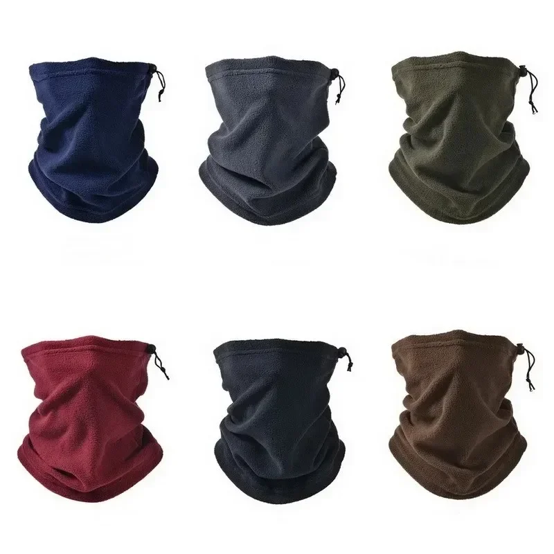 Fleece Warm Winter Windproof Neck Tube Scarf for Men Women Bandana Mask Half Face Cover Cycling Ski Sport Camping Hiking Scarf 2