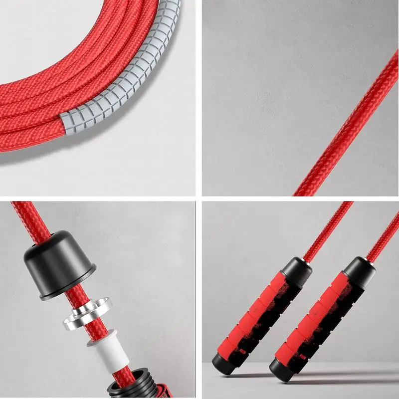 Group Skipping Rope Long Anti-Slip Handle for Double Unders Children Students Speed