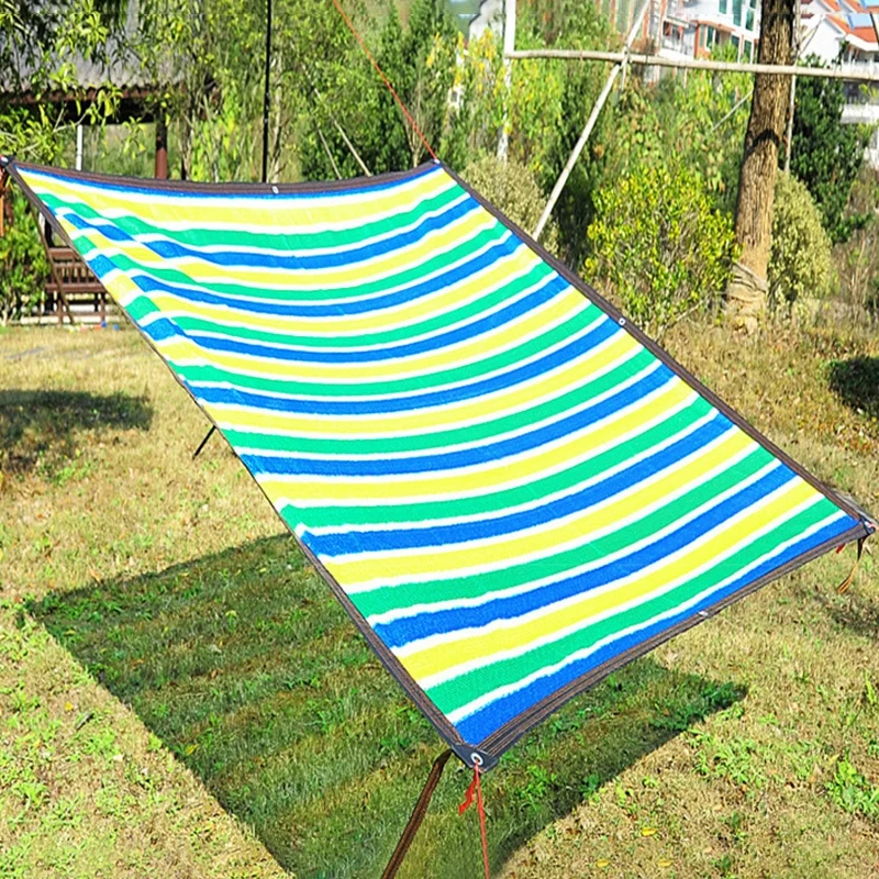 4x4m Sunshade Net Sun Awnings UV Protection Sunshade Garden Canopy Awning Outdoor Beach Tent Camping Sun Shelter
