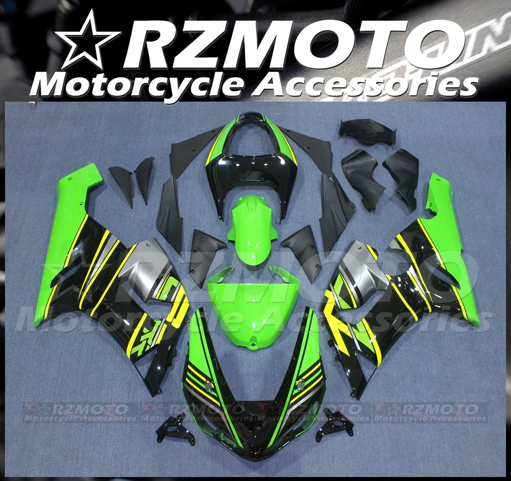 

RZMOTO NEW Plastic Injection Cowl Panel Cover Bodywork Fairing Kits For Kawasaki ZX6R 636 2005 2006 #2113