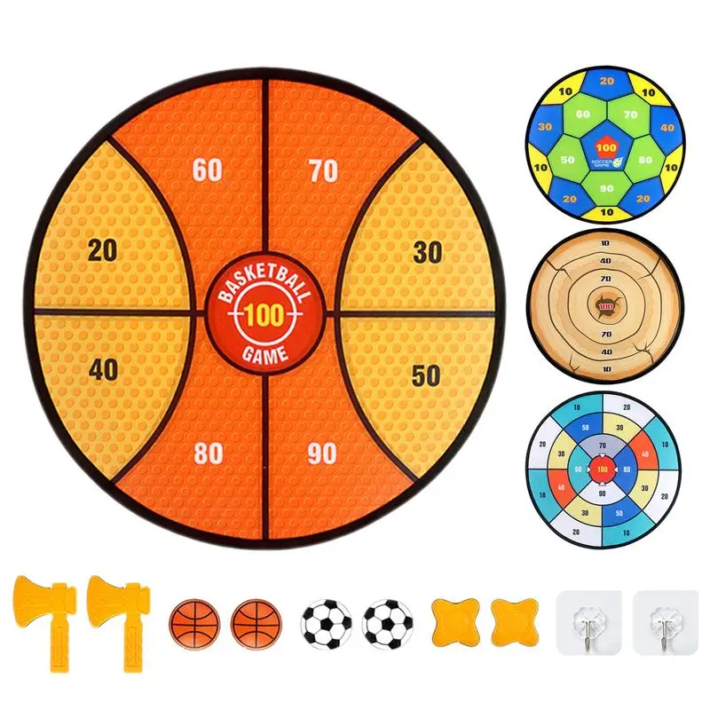 

Dart Board For Kids Funny New Dart Board & Darts Game Set Dual Use Thick Foam Dart Board Set Educational Board Game For indoor