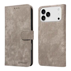 Premium TPU Leather Phone Case with Card Slot, Stand, and Wallet Function - Shockproof Protection Cover for Galaxy S20 FE (Gray)