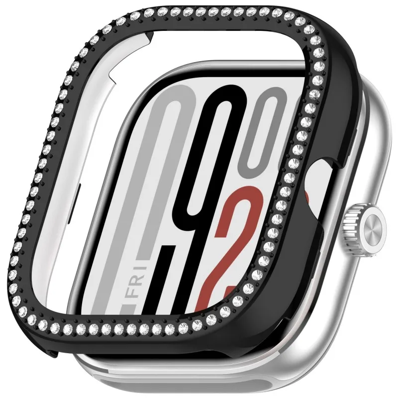 Bling Diamond Crystal Watch Bumper Protective Cover in Hollow Design