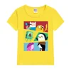 Adventure Time Pirates Kids T-Shirt Print Children T-Shirt Kawaii Boy Girl Tee Shirts Fashion Harajuku Cute Cartoons Funny Tops 5