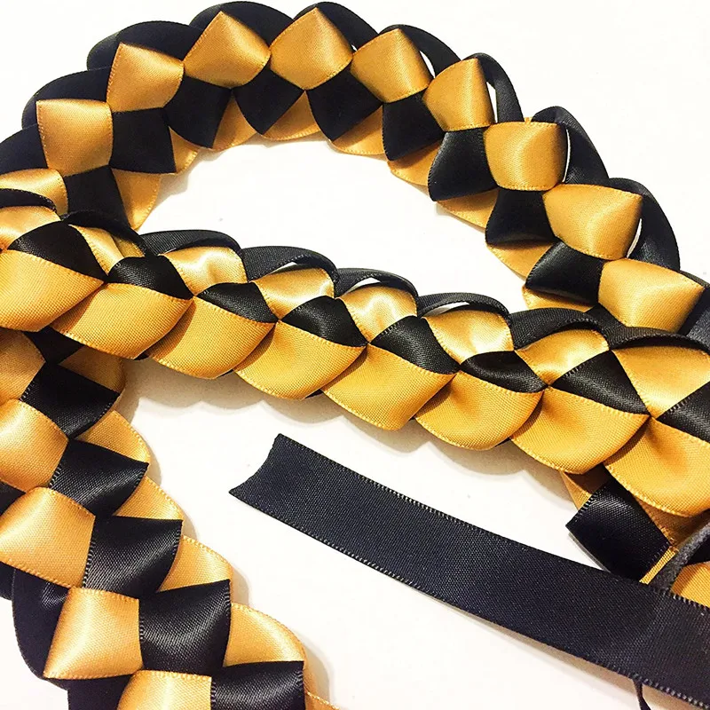 Leis Laurea Con Nastro Intrecciato – Collana Per Festa Di Laurea Per Uomini E Donne, Accessorio Per Diplomati, Classe 2024 - 2