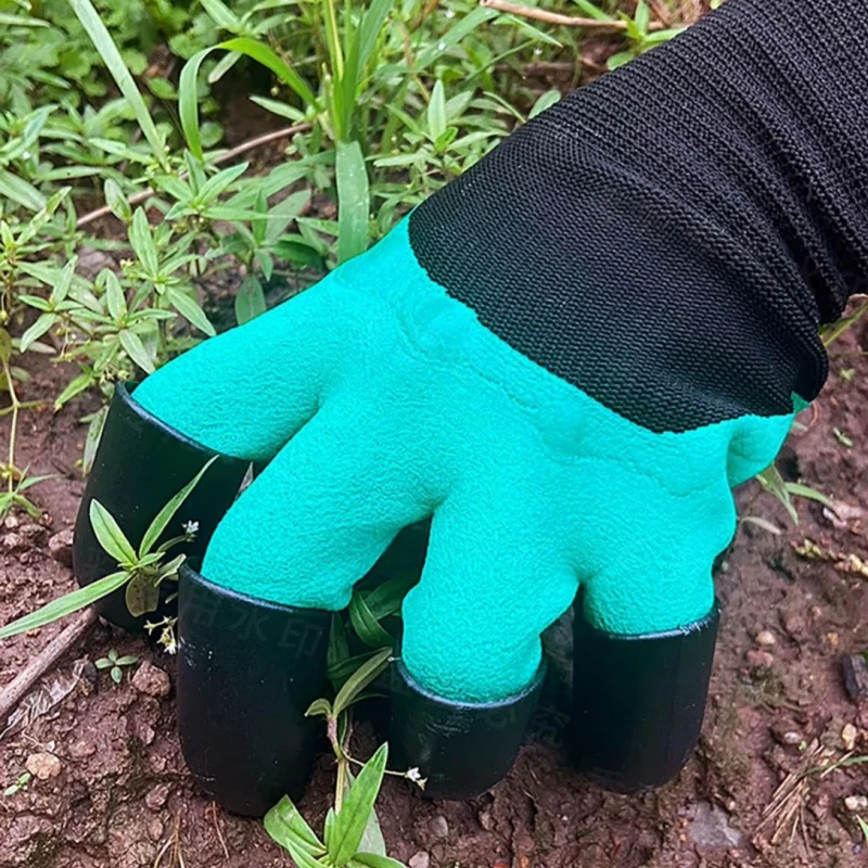 Gardening Gloves Claws Breathable Puncture Resistant For Planting Digging