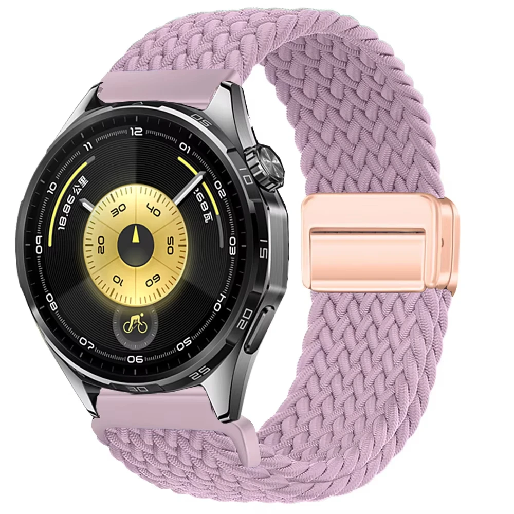 Elastic Magnetic Braided Belt Bracelet Strap for Smartwatch 46mm - Enhanced Accessory Collection