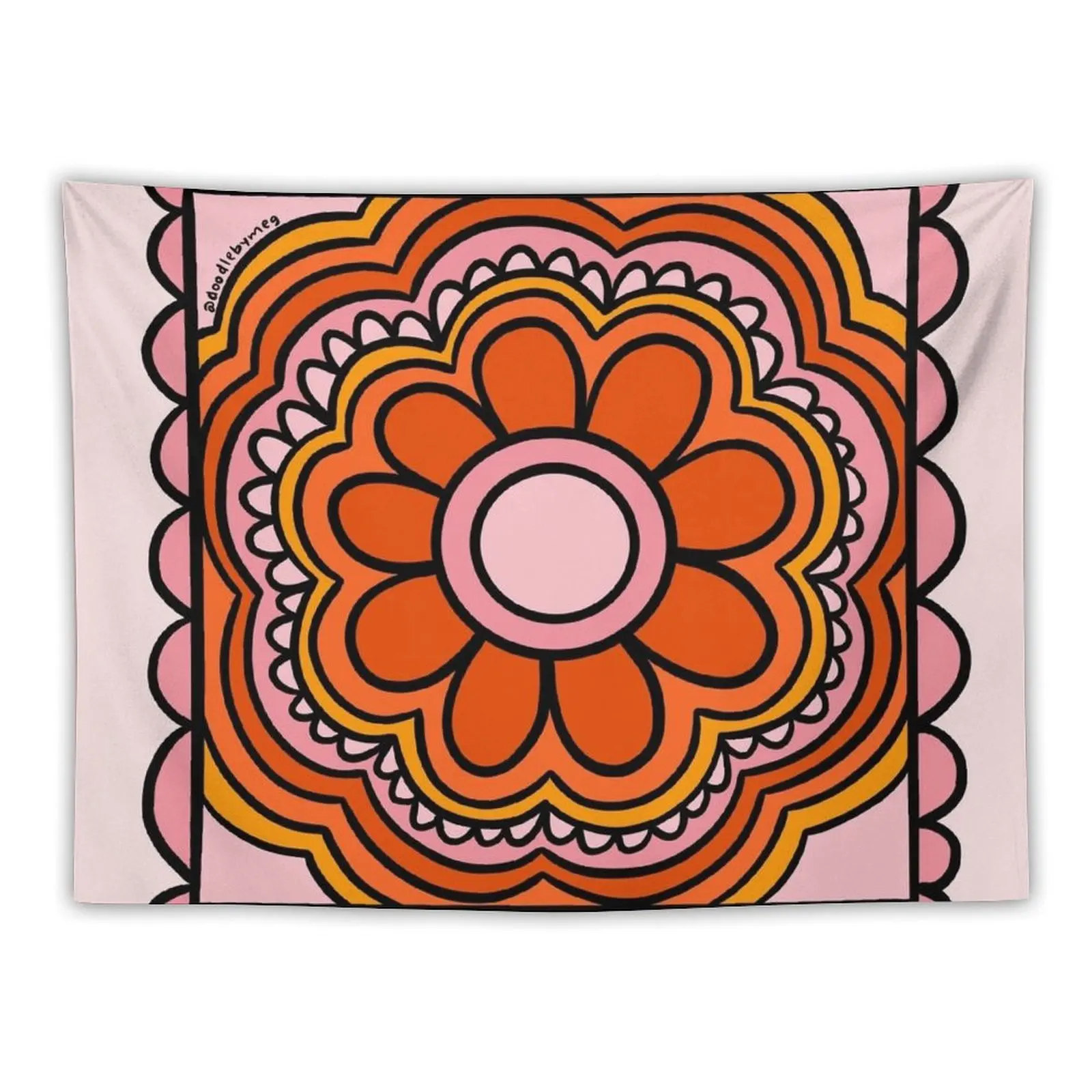 

Flower Granny Square Tapestry Cute Room Things Room Decorations Aesthetic Aesthetics For Room Tapestry