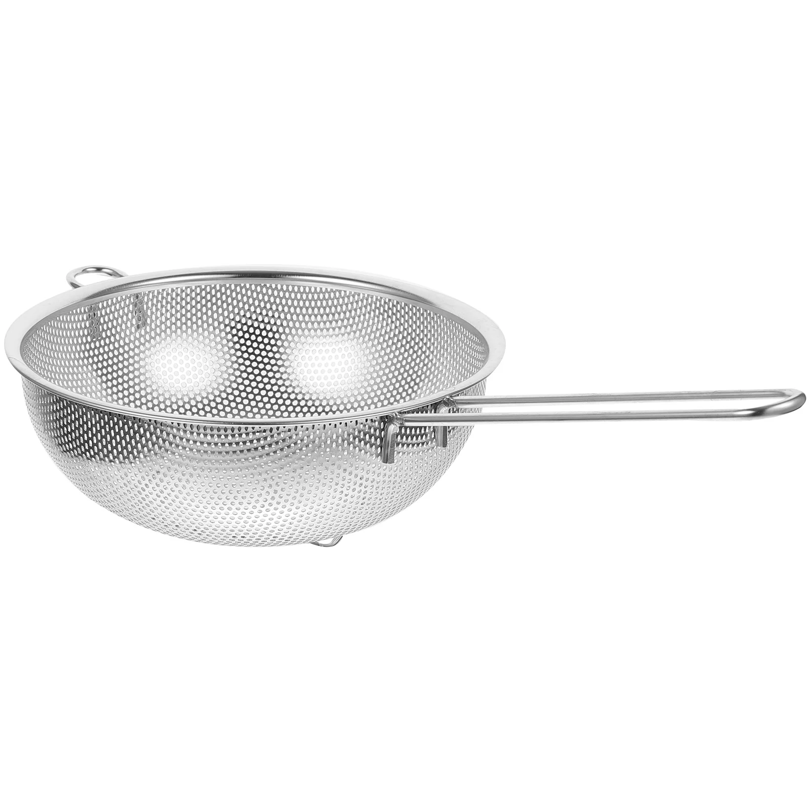 

Strainer Colander Basket Steel Mesh Stainless Kitchen Spoon Rice Strainers Skimmer Bowl Vegetable Handle Washing Things for