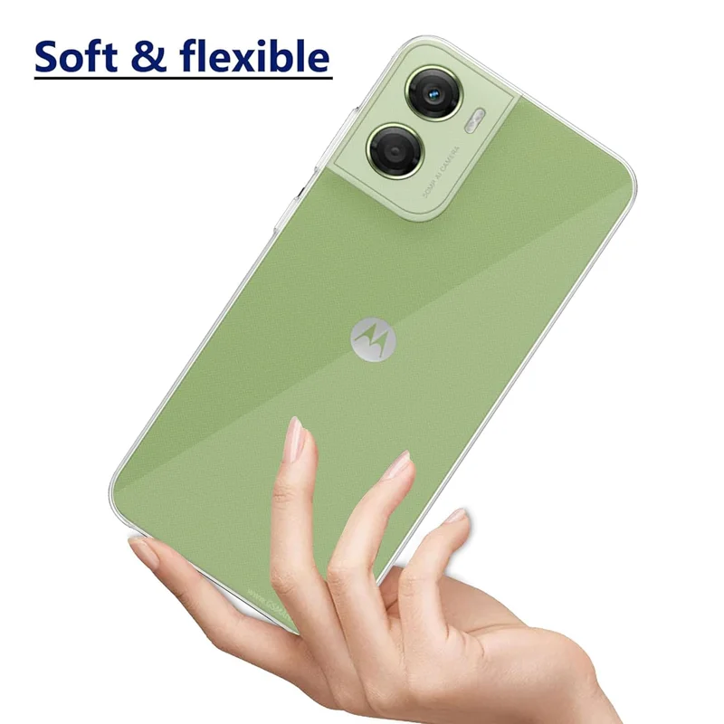 Ultra Thin Transparent TPU Soft Back Cover - Clear Protective Bumper Case