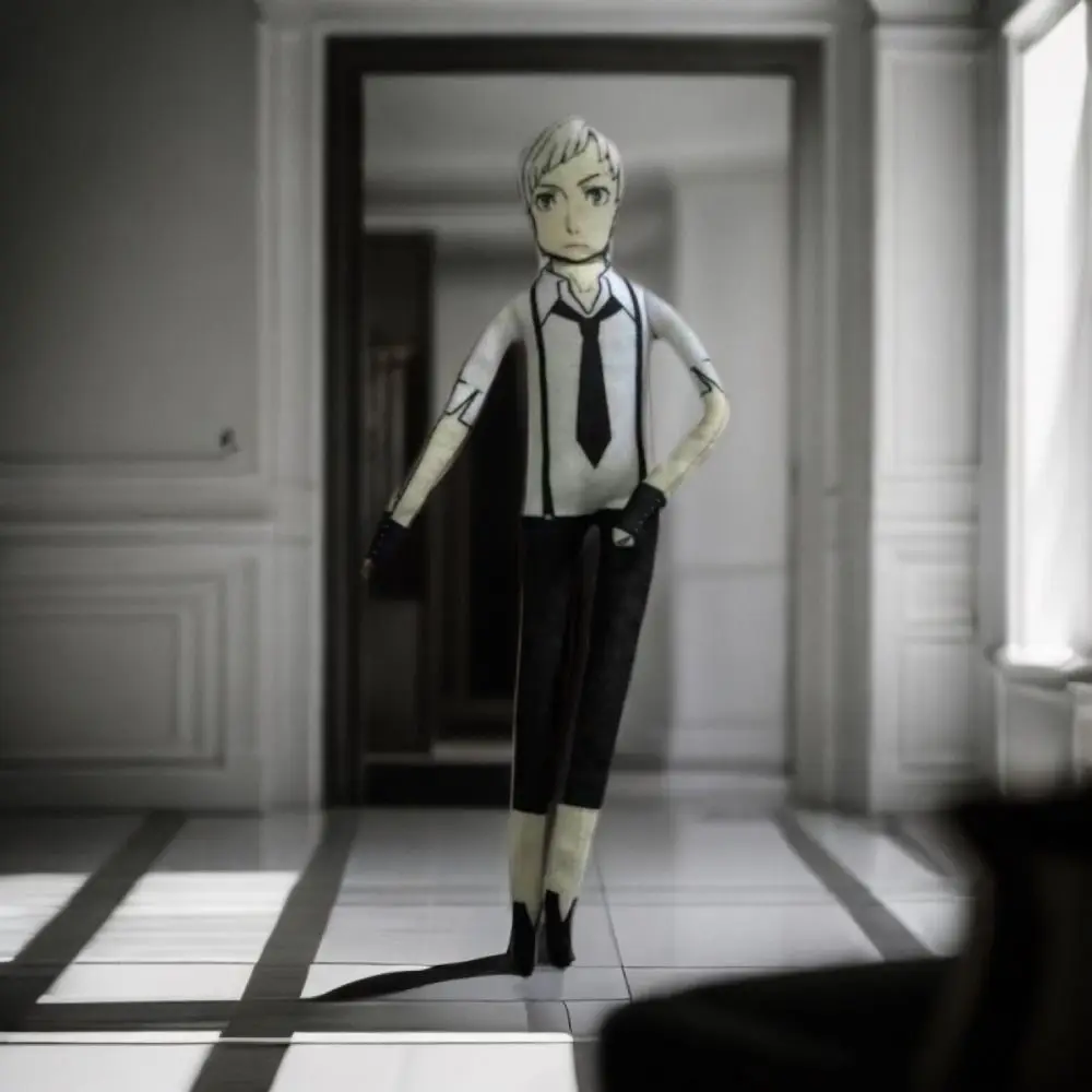 Nakahara Chuuya Bungo Stray Dogs Plush Anime Peripheral Cotton Dolls Stuffed Dazai Osamu Twistable Shape Abstract Model