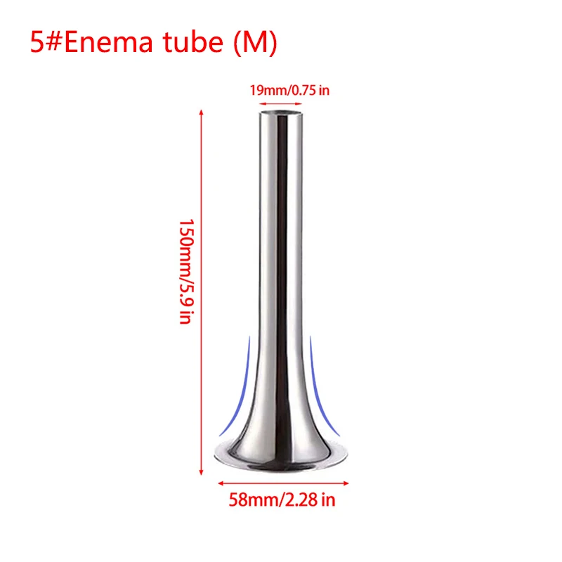 Description Picture 4 of item5.8/7.5cm Base Sausage Making Tools Sausage Maker Funnel Stuffer Tubes Meat Grinder Parts sausage Stuffing  Filler Filling Pipes