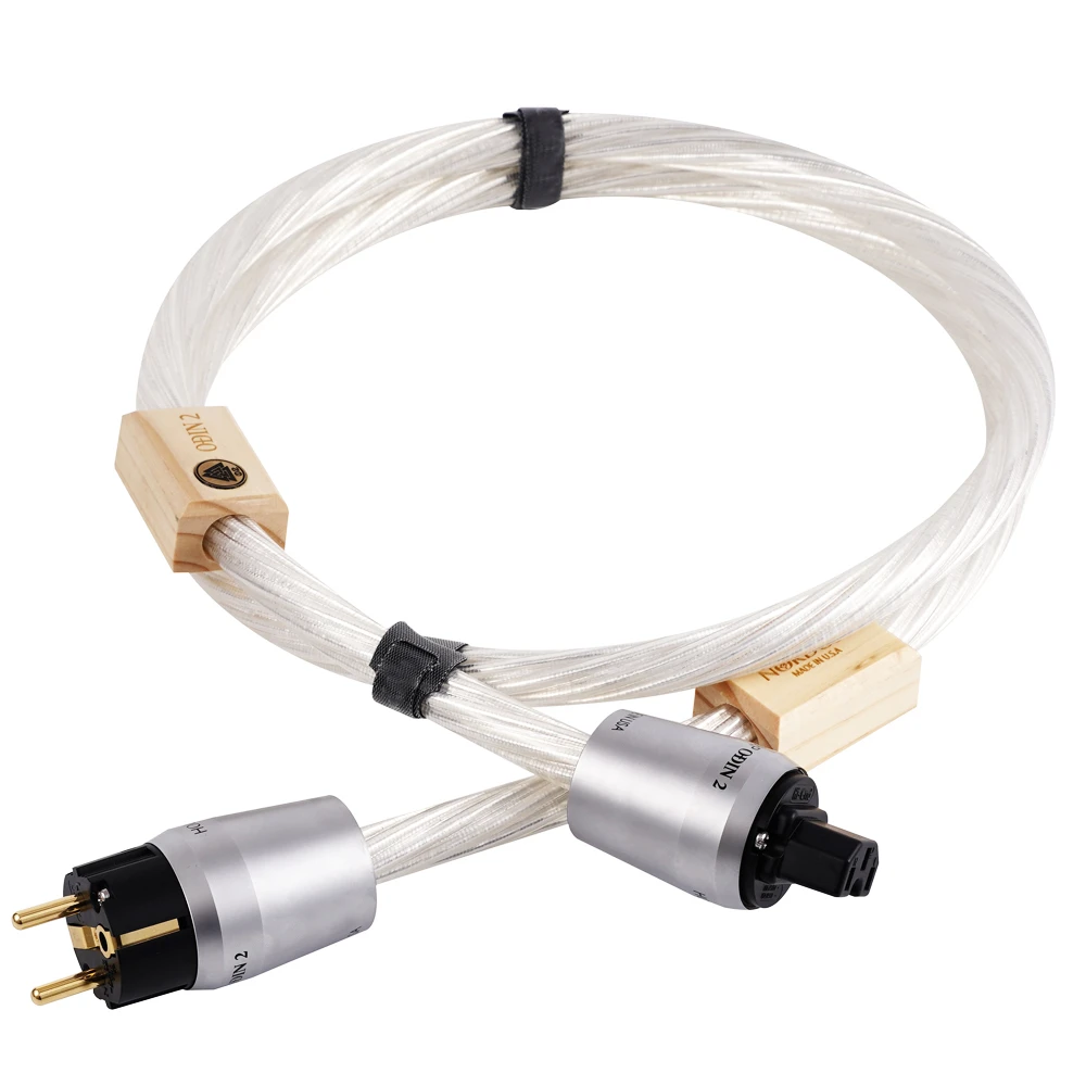 Nordost Odin Generation 2 Hifi Power Cable US EU Plug Socket Connector