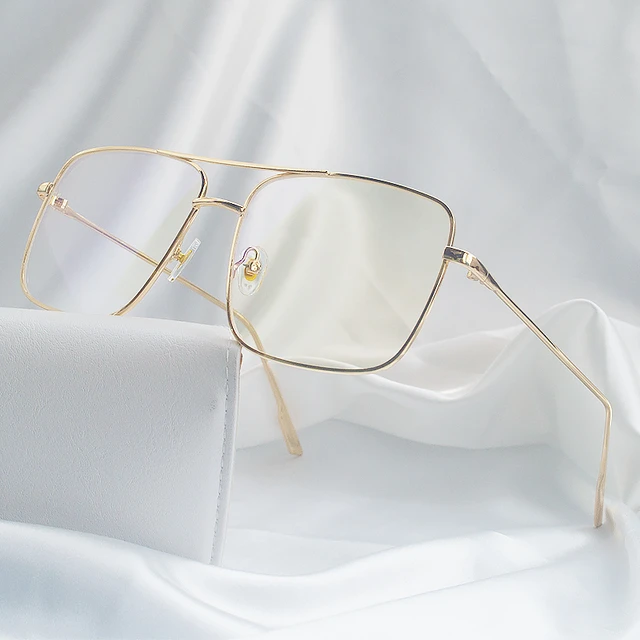 Clear Glasses Frame Men Women  Vintage Eyeglasses Frames - Vintage Square  Glasses - Aliexpress