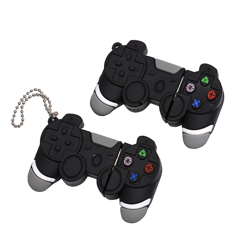 thumbnail image 4 of Memoria USB JASTER GamePad modelo 128 GB, regalo creativo para niños, memoria USB de 64 GB, llavero gratis, memoria USB negra de 32 GB, 4 of 5