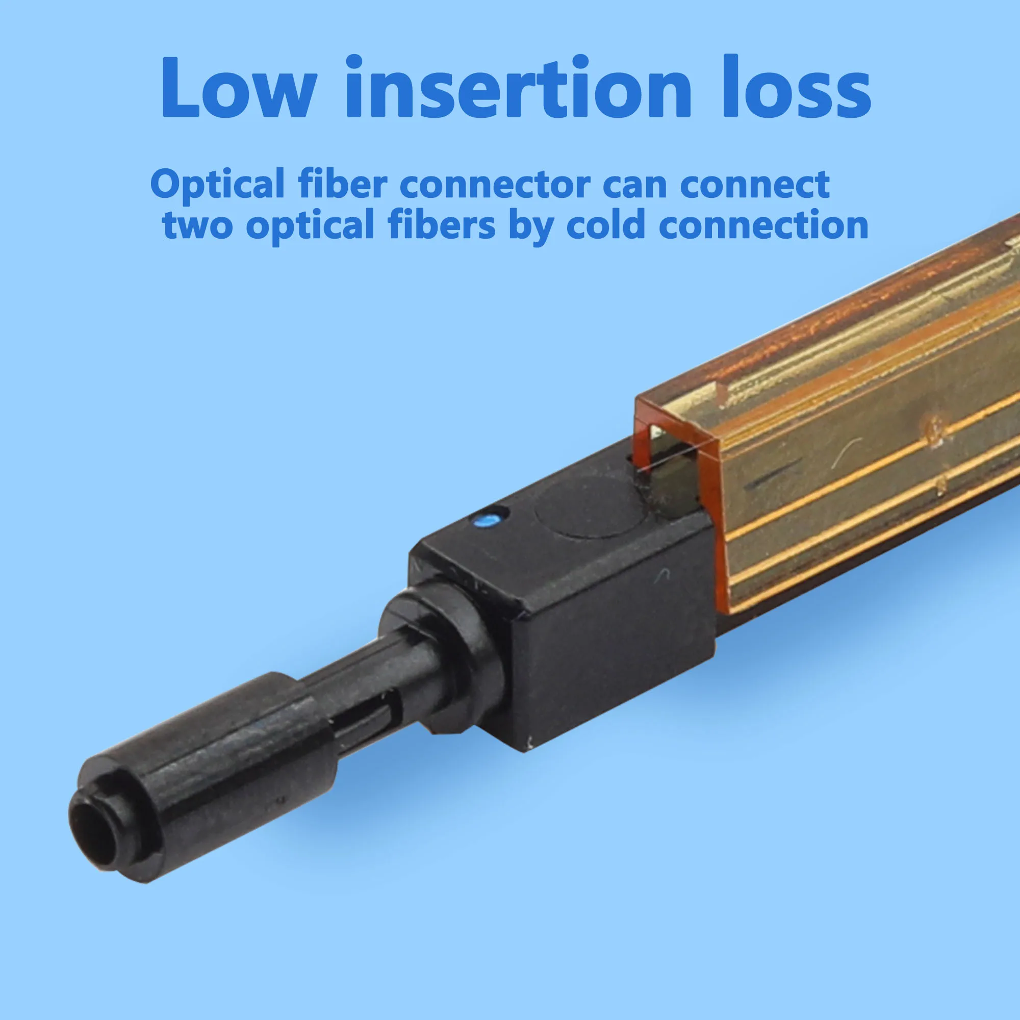 L925B Optical Fiber Mechanical Splice Single 5pcs Fiber Optic Fast Connector Fiber Mechanical Splice For Drop Cable