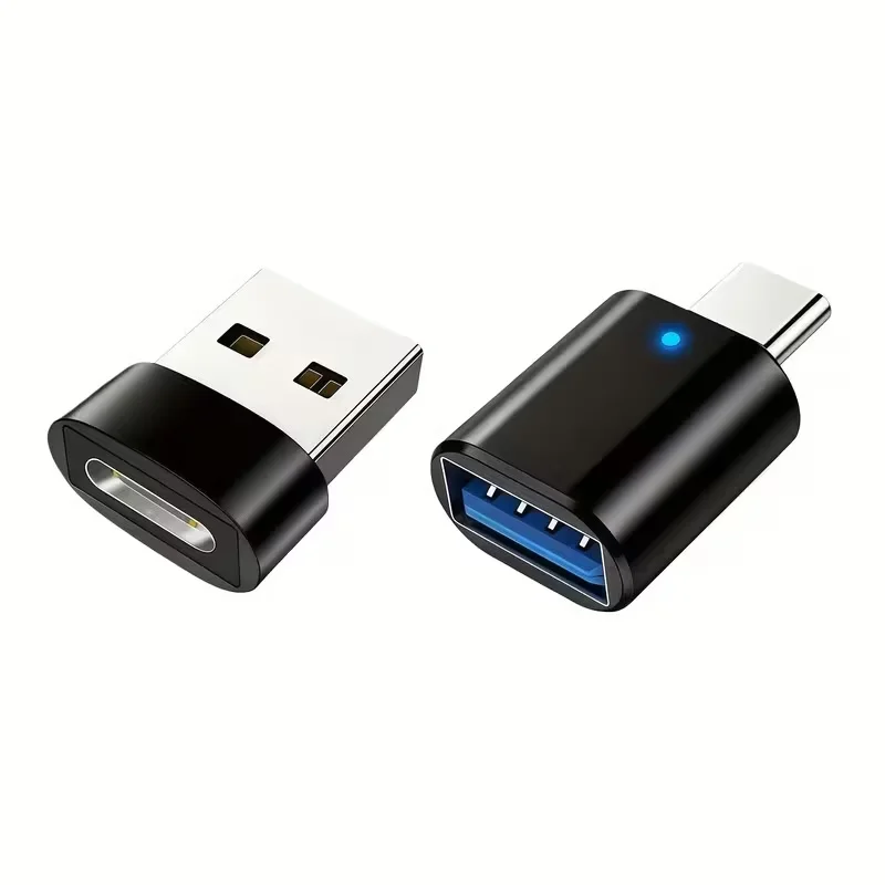 4-in-1 USB-C 어댑터(OTG 및 충전 컨버터 포함) - USB 허브 분배기 1-4 출력, Type-C 남성/여성 어댑터 호환