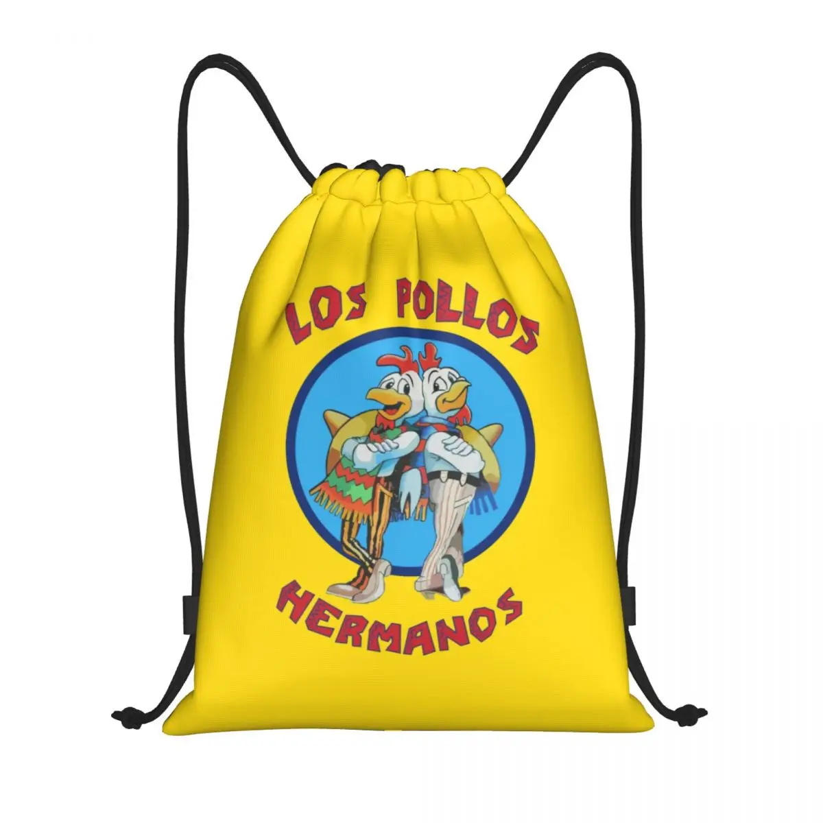 

Distressed Breaking Bad Drawstring Backpack Bags Women Lightweight Los Pollos Hermanos Gym Sports Sackpack Sacks for Training