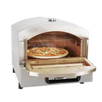 1800W Portable Pizza Oven Desktop Electric Pizza Machine Outdoor Pizza Oven Stainless Steel 1