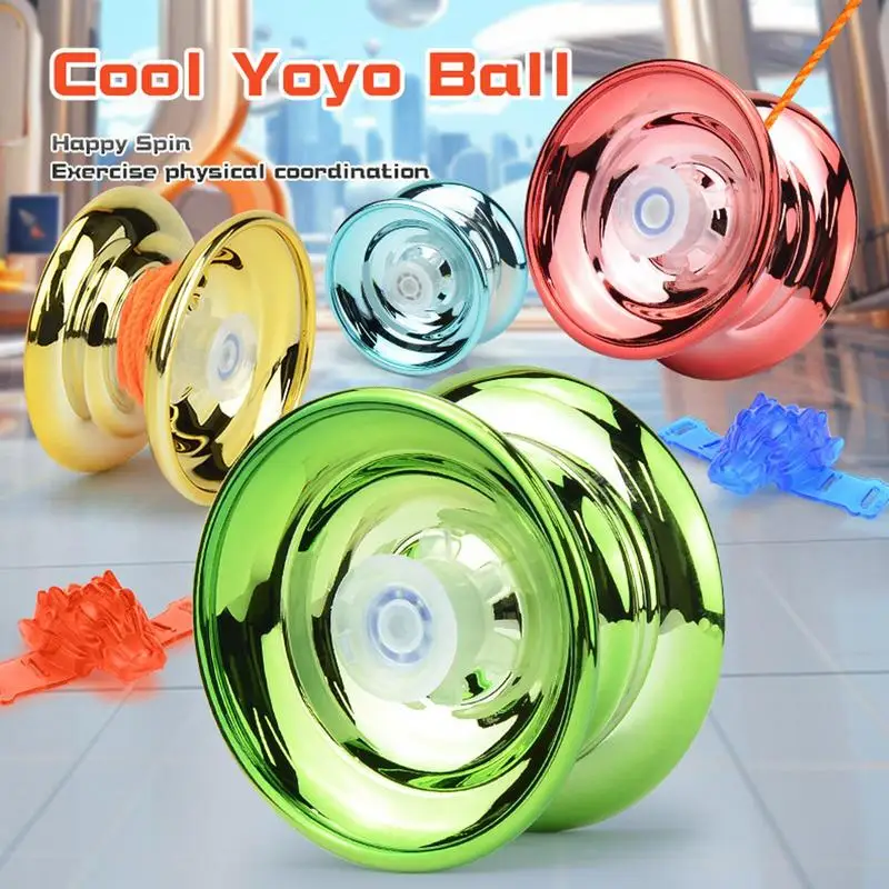 Professional Magic Yoyo Alloy Yoyo High Speed Unresponsive Yo Yo Classic Toys For Kids Christmas birthday gift