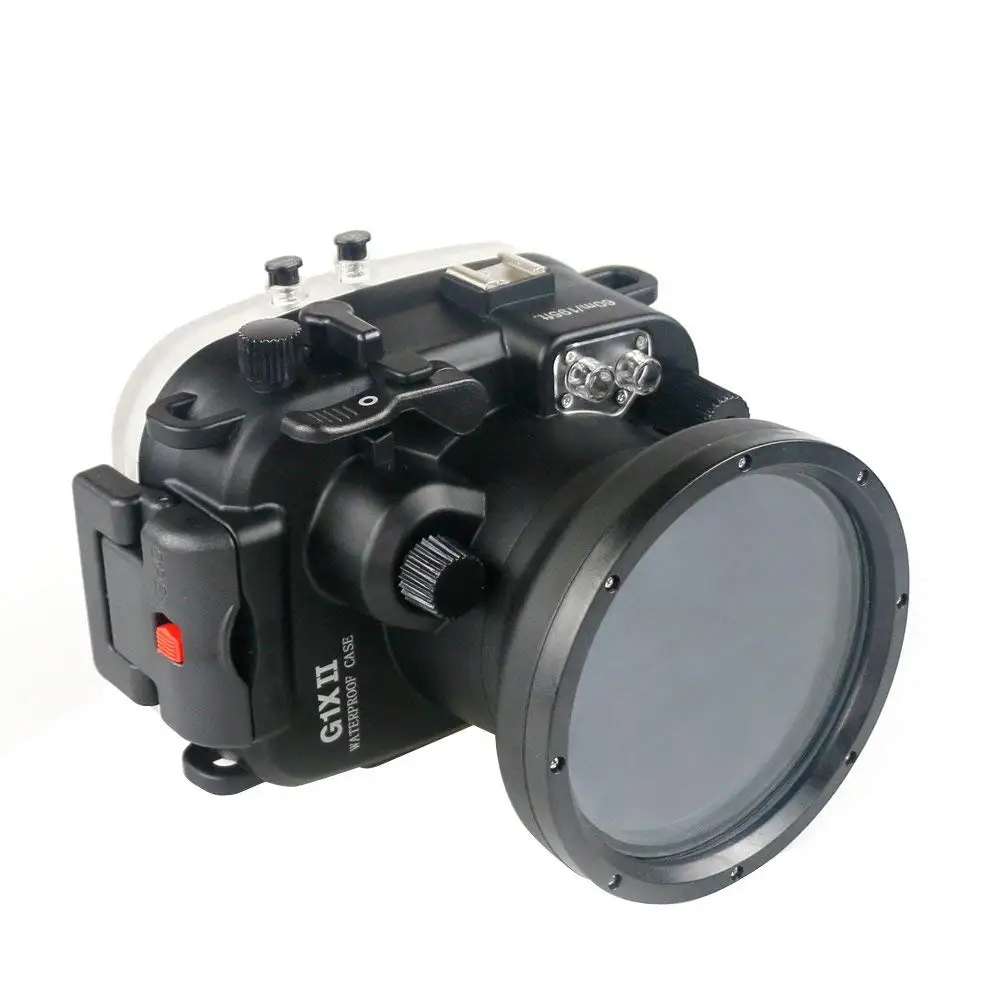 Canon G16 コンパクトデジタルカメラ　防水ケース Canon G16 コンパクトデジタルカメラ 防水ケース ワイコン付き