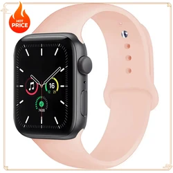 Premium Silicone Strap for Smartwatch - Versatile and Durable Design (Light P)
