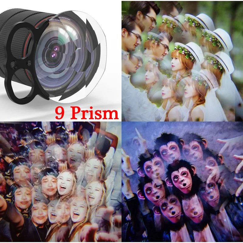 KnightX Hand Swirl Prism Spezialeffekt-Objektivfilter für Kamera, Porträt- und Landschaftsfotografie, Canon STAR ND, Handy – Detail 6
