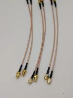 สายเชื่อมต่อ SMA ตัวเมียกับตัวผู้ / ตัวผู้กับตัวผู้ / ตัวเมียกับตัวเมีย สายต่อเสาอากาศ สายโคแอกเชียล RG316 RG174 3