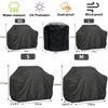 BBQ Cover Outdoor Dust Waterproof Weber Heavy Duty Grill Cover Rain Protective Outdoor Barbecue Cover Round 1