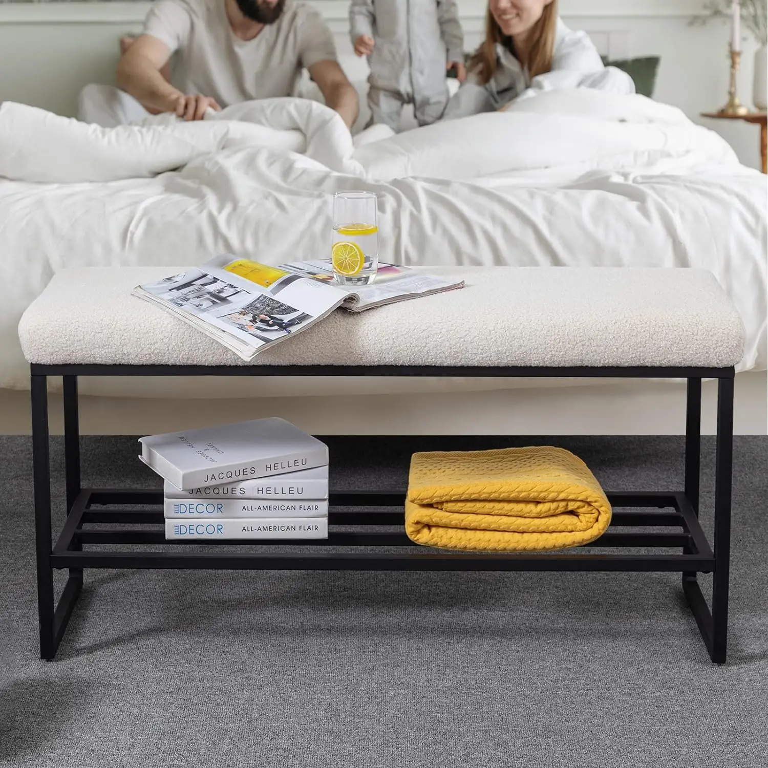 boucle-shoe-bench-entryway-with-storage-upholstered-bench-for-bedroom-end-of-bed-metal-shoe-rack-for-closet-hallway-doorway