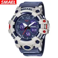 SMAEL 8008 Electronic Watch Outdoor Sports Alarm Clock Time Reporting Swimming Waterproof Electronic Watch 1