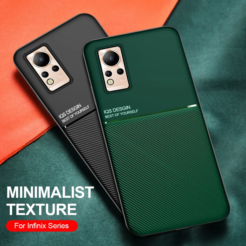 Capa de telemóvel em pele mate para infinix note 12 e 11 série_voghion.com