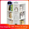 Kids Corner Cabinet with Charging Station, Wooden Cubby Bookcase with USB Ports and Outlets, 3-Tier Kids Bookshelf 1
