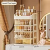 Large Capacity Cosmetic Storage Box Transparent Drawer Jewelry Makeup Storage Box Multi-layer Multi-functional Desktop Organizer 6