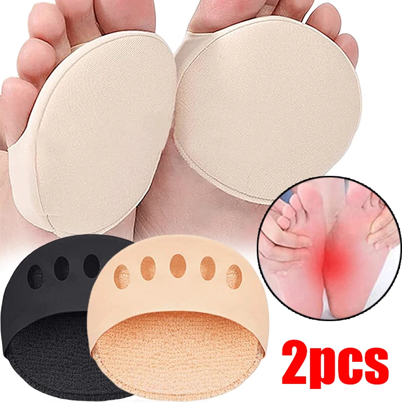 Description Picture 2 of item2PCS Women Forefoot Pads High Heels Half Insoles Five Toes Insole Foot Care Calluses Corns Relief Feet Pain Massaging Toe Pad