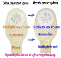 30pcs/lot; Economical Drain valve Colostomy Bags for Adults; One-piece system Ostomy Pouch with Clip Closure, Cut-to Fit 15-60mm 2