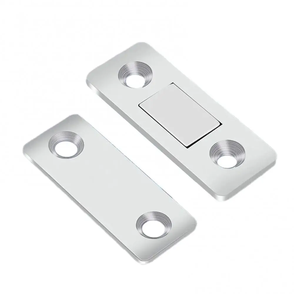 Description Picture 2 of item2pcs/Set Ultra Thin Door Closer Magnetic Door Catch Latch Door Strong Magnet Furniture Cabinet Cupboard Storage Screw / Sticker