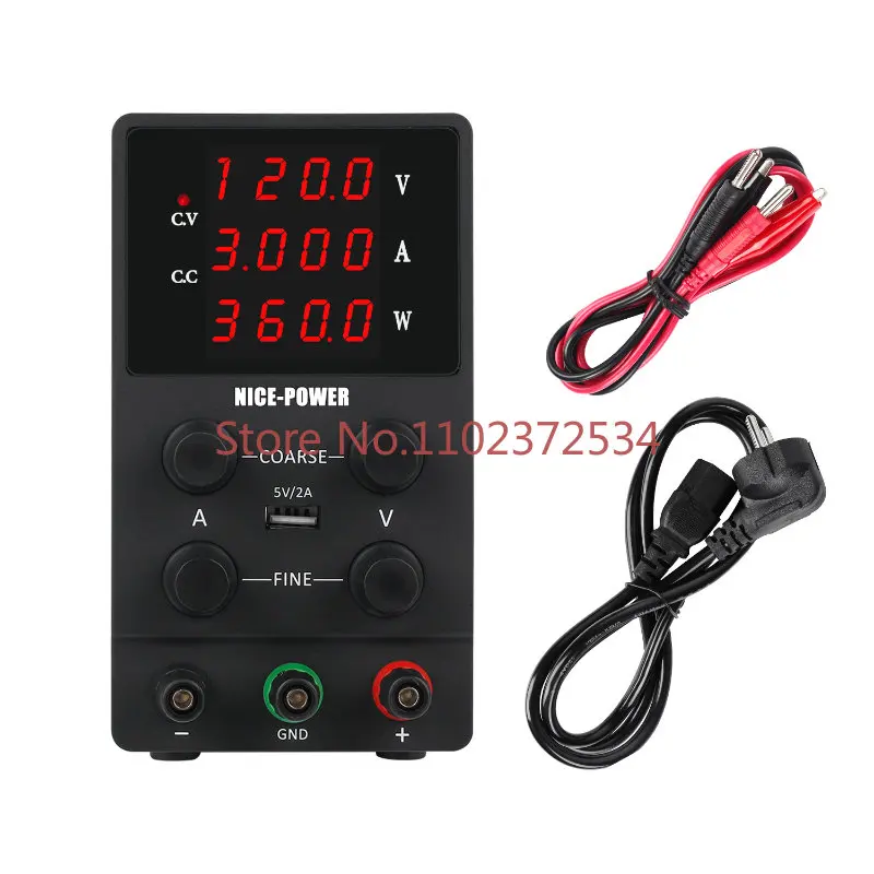 

NICE-POWER SPS1203 120V 3A Cheap Price Constant Voltage Digital Benchtop Lab Switching DC Power Supply