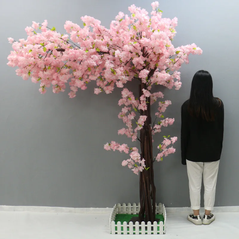 Ramo Di Ciliegio In Fiore Finto Arielle – 75 Cm, Rosa, Pianta Artificiale Decorativa