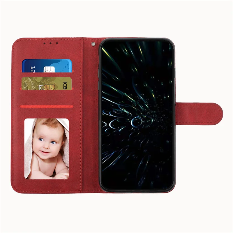 Luxury Flip Wallet Case - Premium Book Cover with Card Slots for For Honor 600
