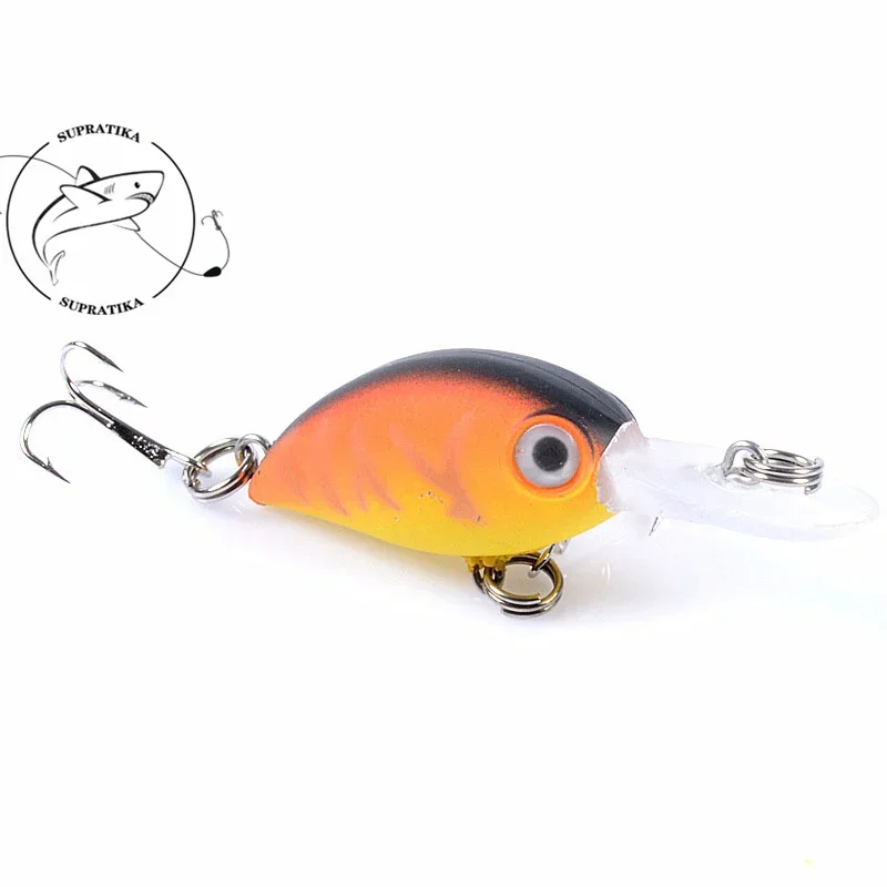 

5,2 см/3,8 г искусственная Тонущая пластиковая жесткая приманка 10 # с искусственными воблеры 3D искусственная приманка для морской рыбалки