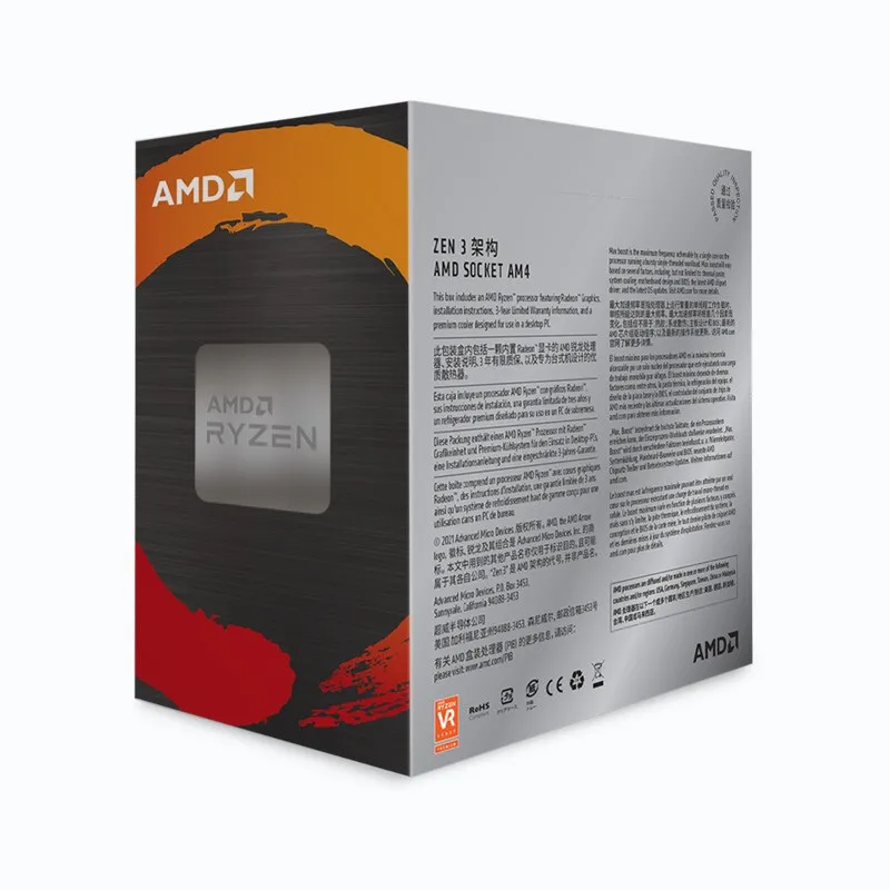 New AMD Ryzen 5 5600G Novo CPU Vega 7 Brand R5 5000 Series placa