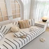 Sofa Cushion Four Seasons Universal Non-Slip Cushion Cover Cloth Simple Advanced Sense Solid Color Sofa Cover Back Towel 1